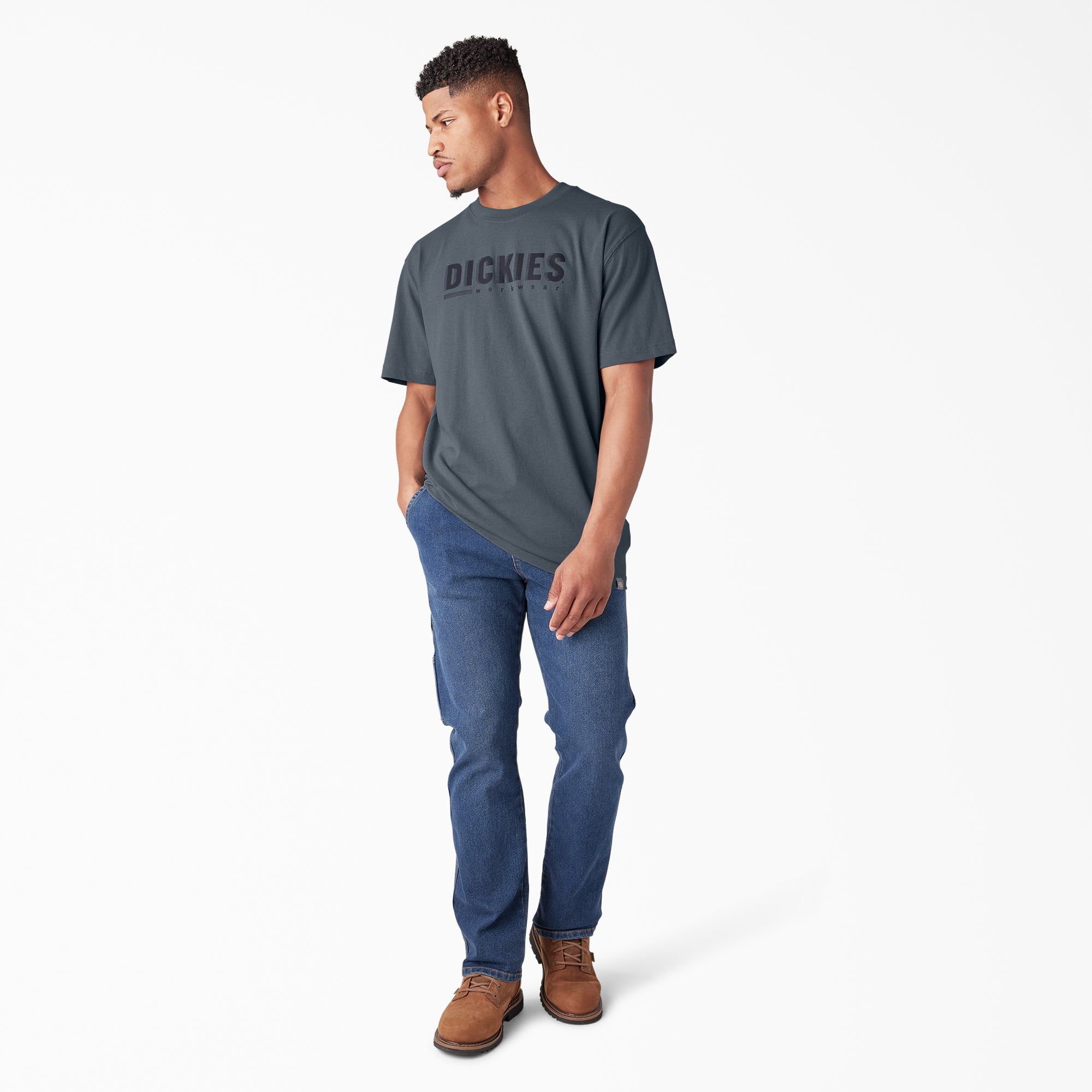 Short Sleeve Workwear Graphic T-Shirt