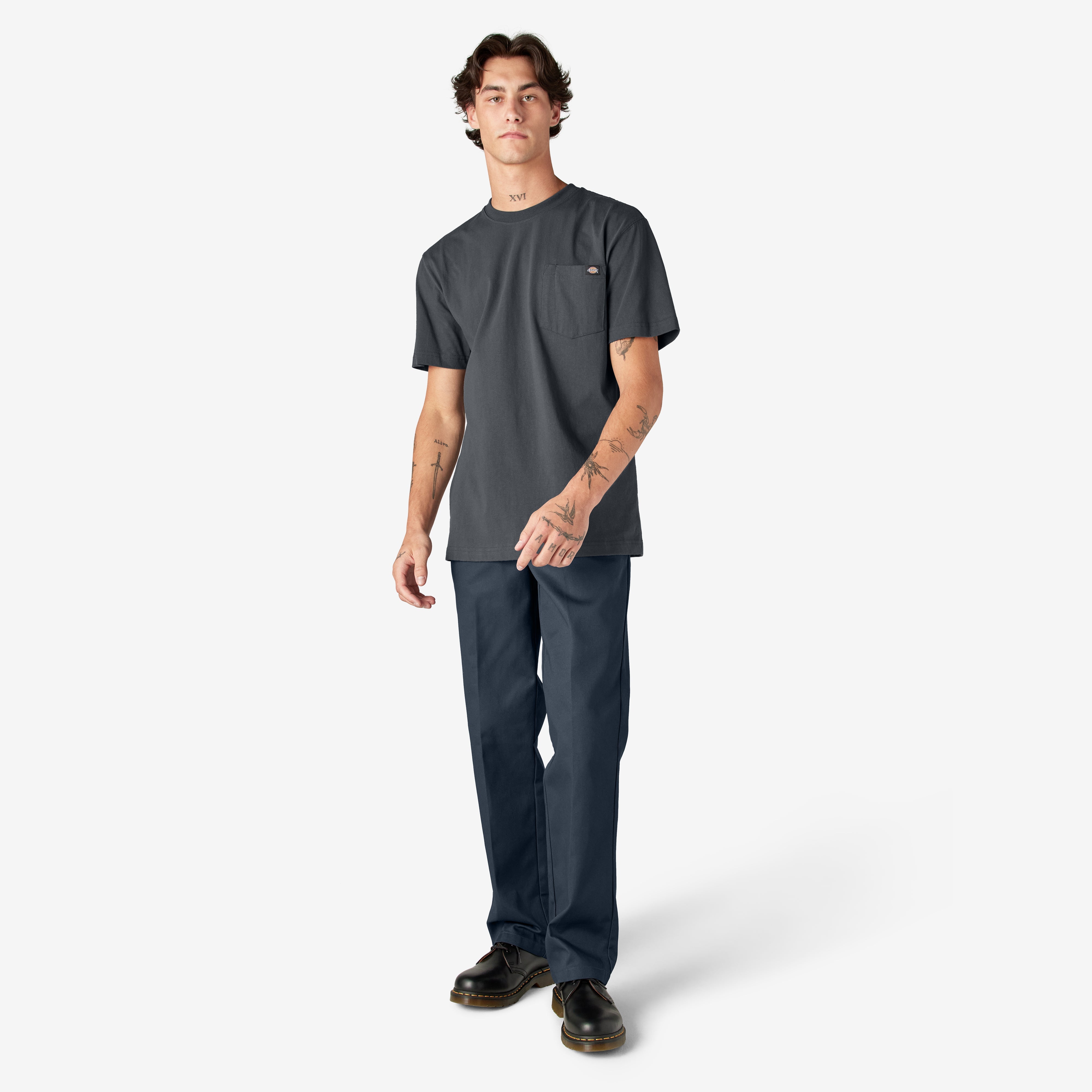 Heavyweight Short Sleeve Pocket T-Shirt