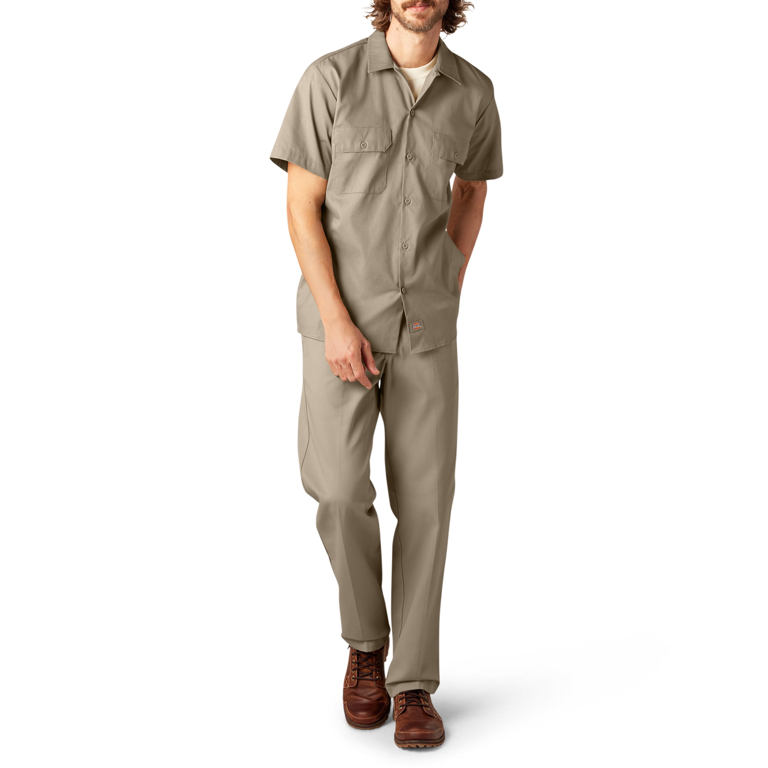 FLEX Slim Fit Short Sleeve Work Shirt