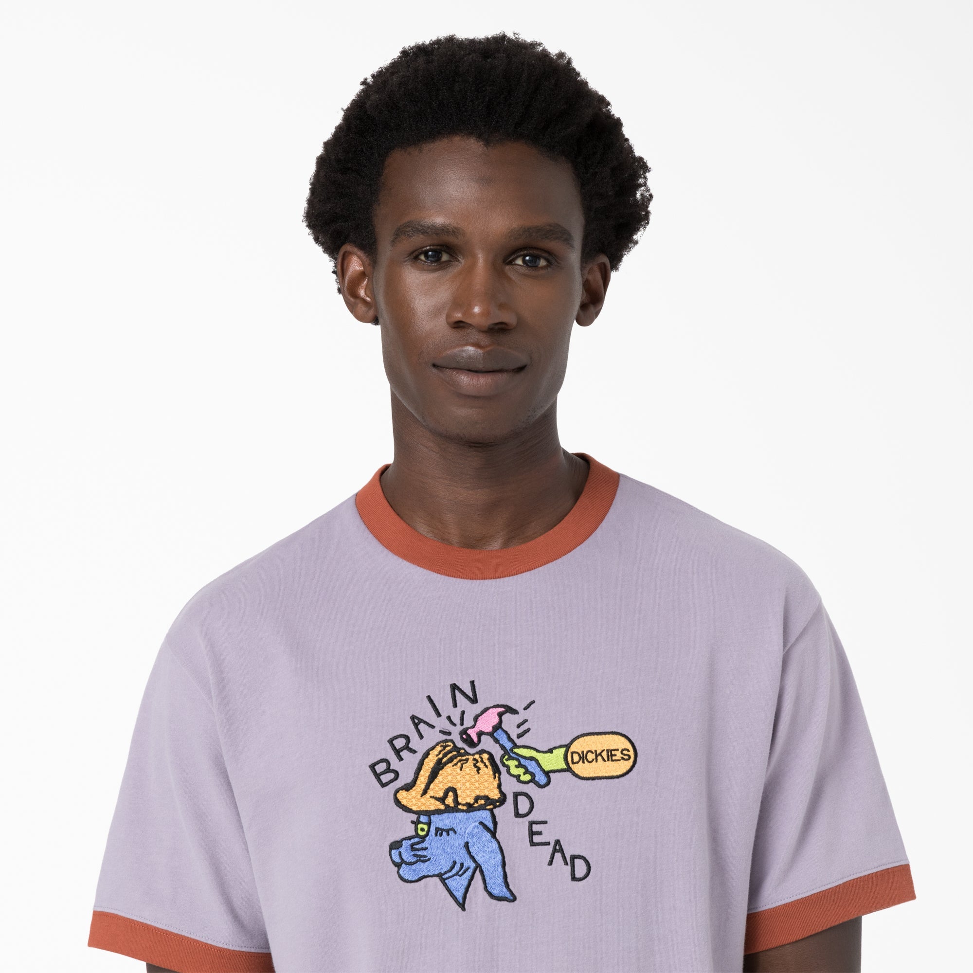 Brain Dead Embroidered T-Shirt