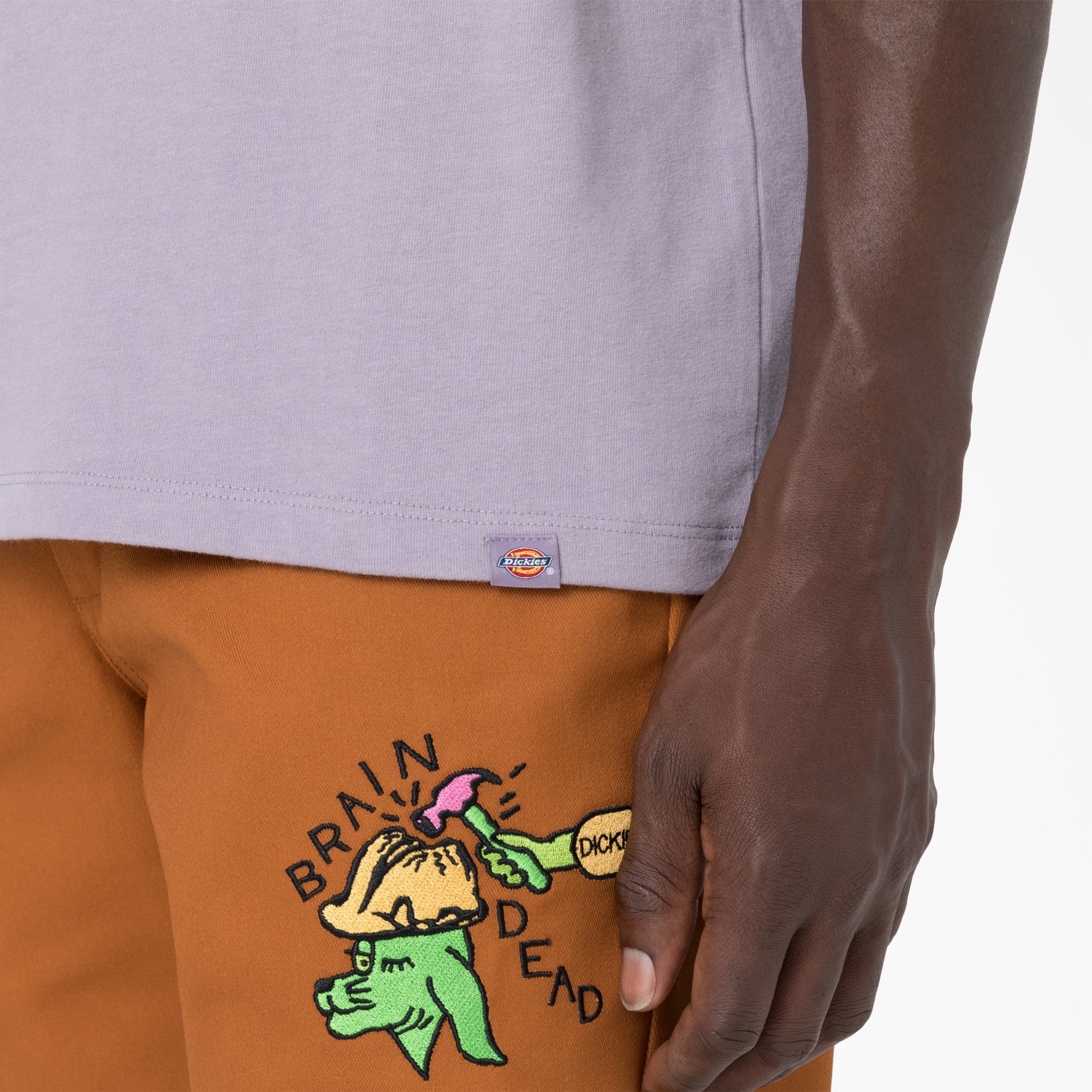 Brain Dead Embroidered T-Shirt