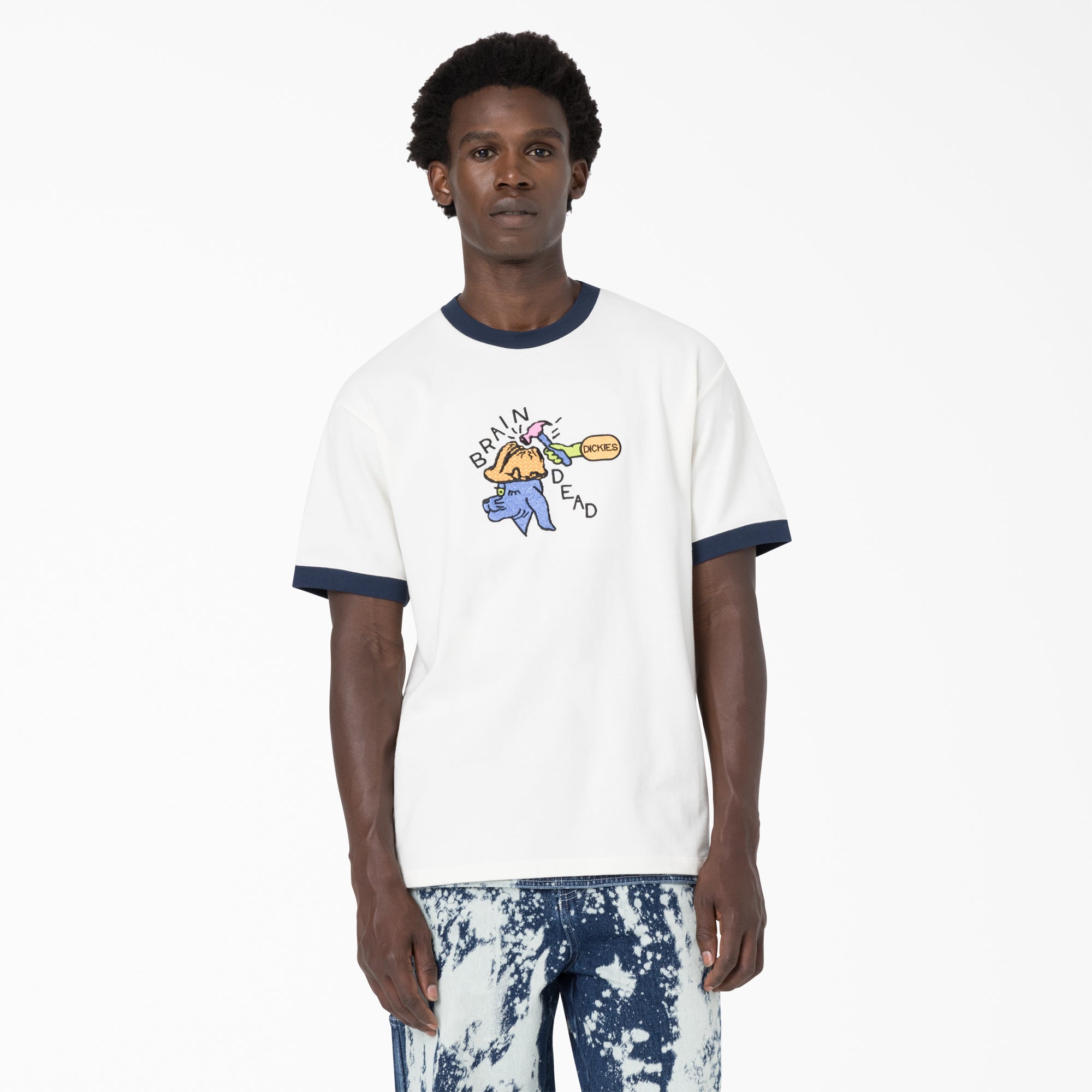 Brain Dead Embroidered T-Shirt