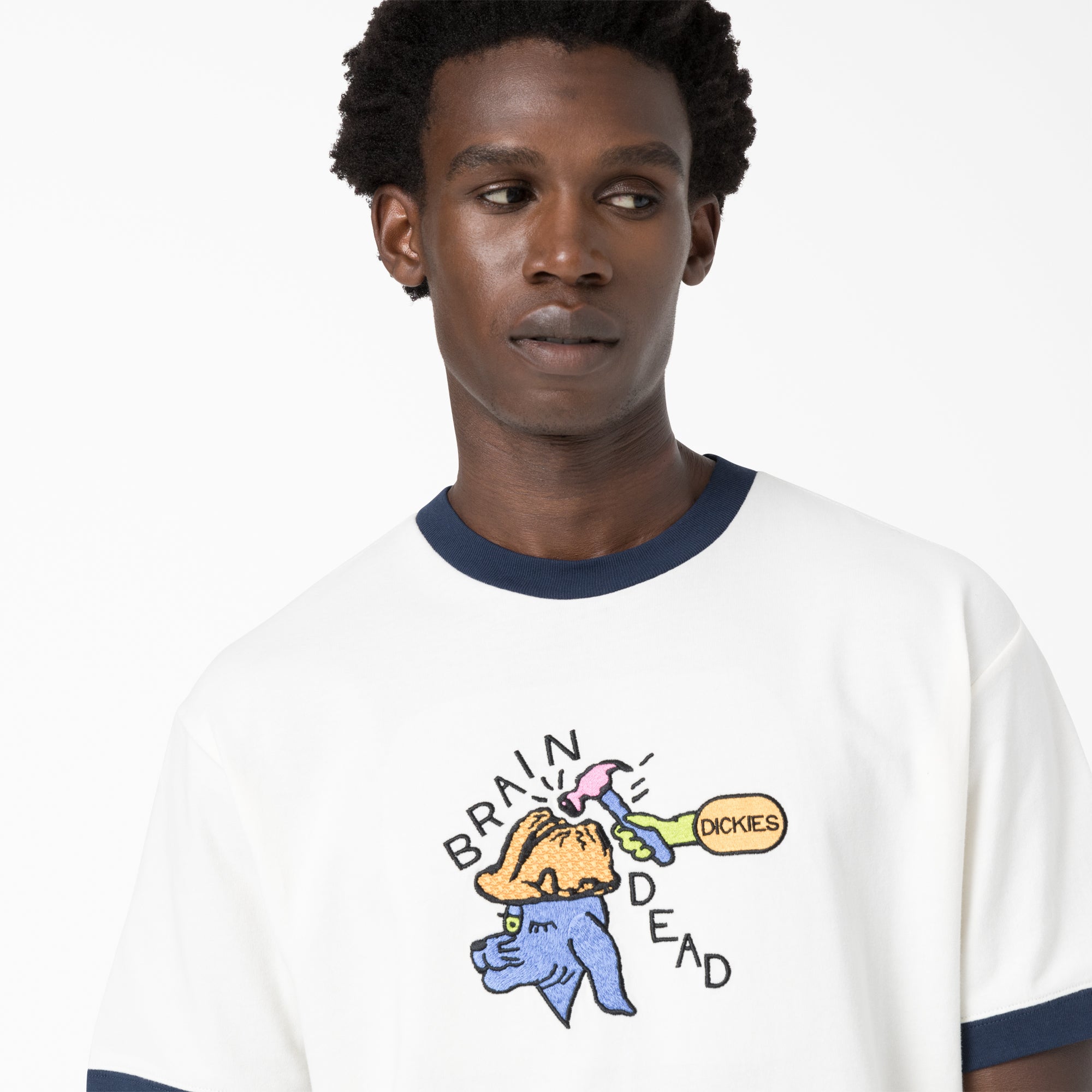 Brain Dead Embroidered T-Shirt