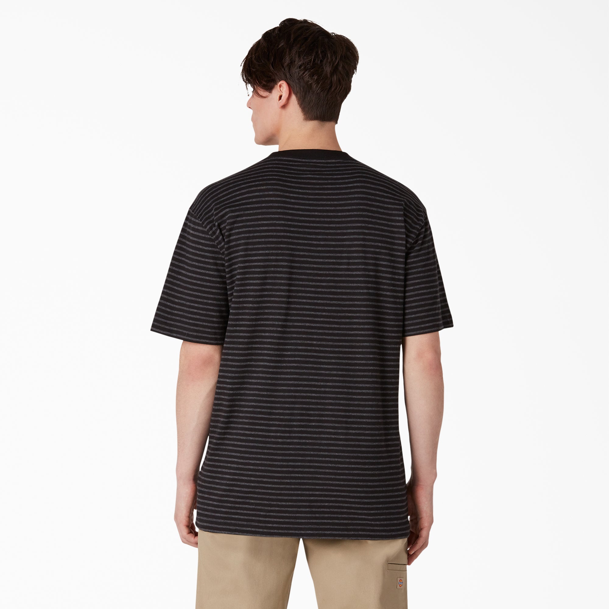 Regular Fit Striped Pocket T-Shirt