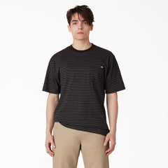 Regular Fit Striped Pocket T-Shirt