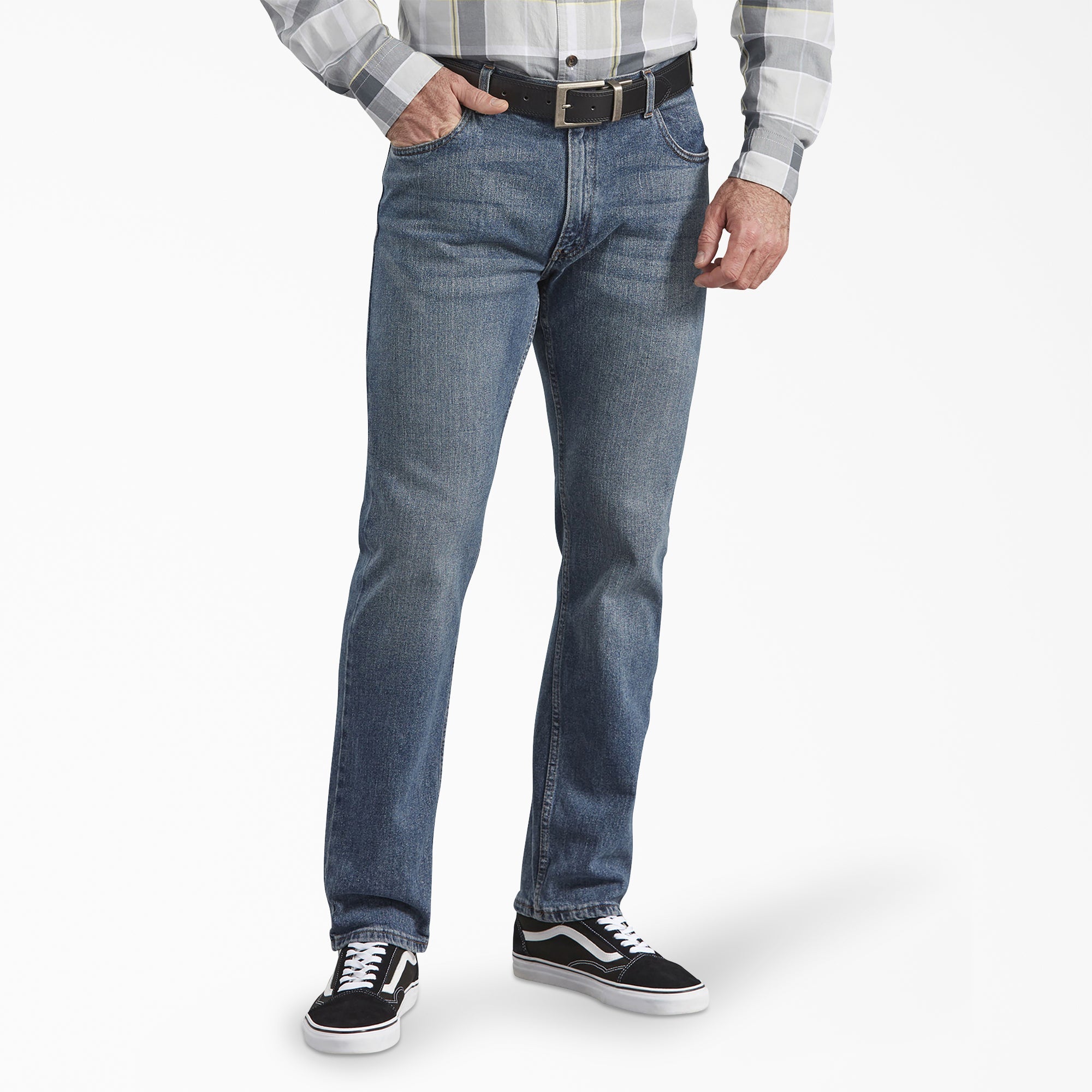 Dickies X-Series Regular Fit Straight Leg 5-Pocket Denim Jeans