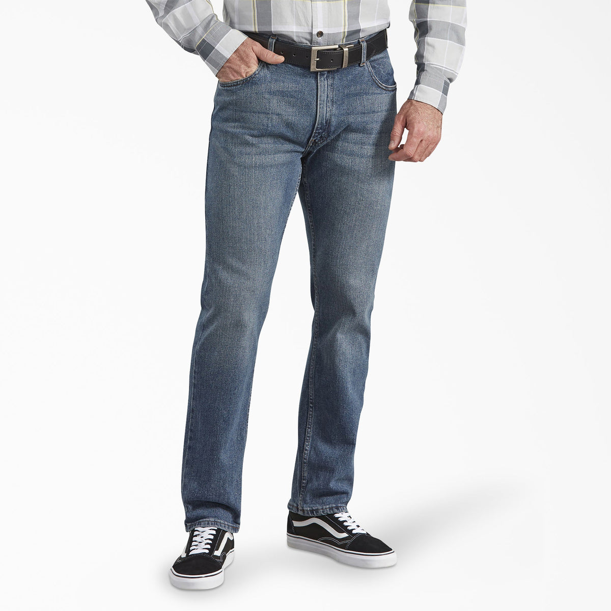 Dickies X-Series Regular Fit Straight Leg 5-Pocket Denim Jeans