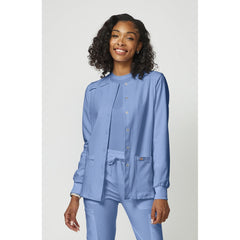 Women's EDS Essentials Snap Front Warm-Up Scrub Jacket