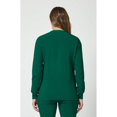 Women's EDS Essentials Snap Front Warm-Up Scrub Jacket
