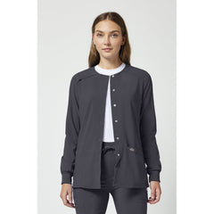 Women's EDS Essentials Snap Front Warm-Up Scrub Jacket