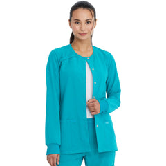 Women's EDS Essentials Snap Front Warm-Up Scrub Jacket