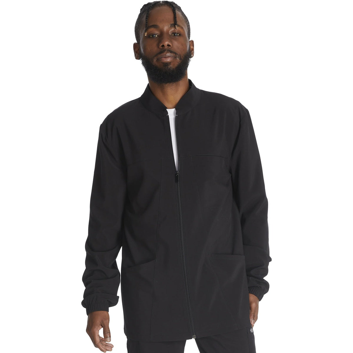 Men's EDS Essentials Zip Front Scrub Jacket