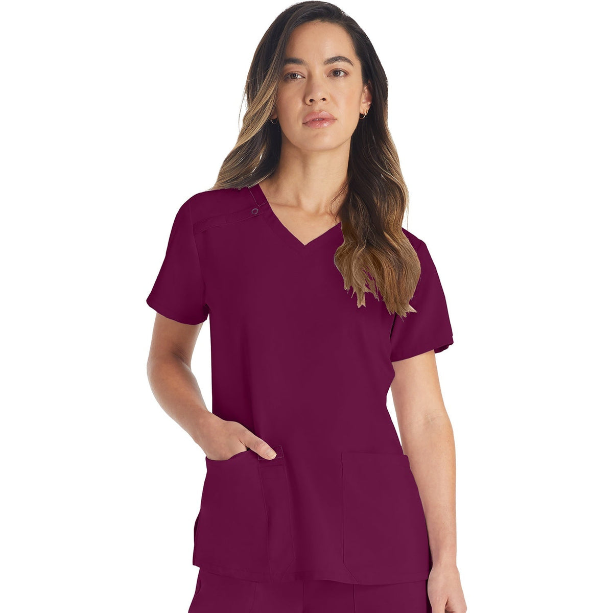 Women's EDS Essentials V-Neck Scrub Top