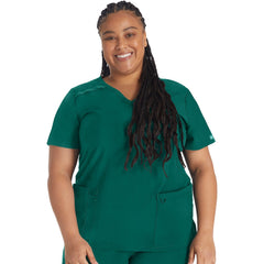 Women's EDS Essentials Mock Wrap Scrub Top