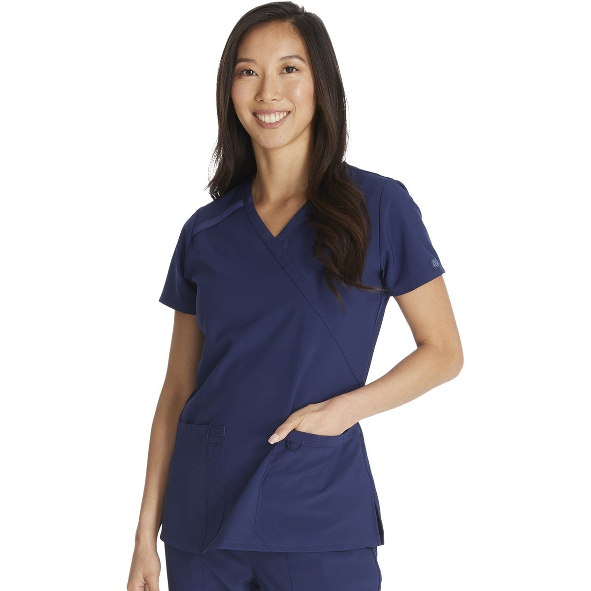 Women's EDS Essentials Mock Wrap Scrub Top