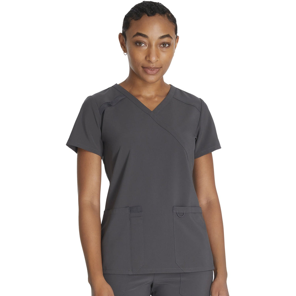 Women's EDS Essentials Mock Wrap Scrub Top