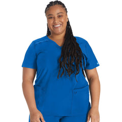 Women's EDS Essentials Mock Wrap Scrub Top