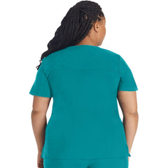 Women's EDS Essentials Mock Wrap Scrub Top