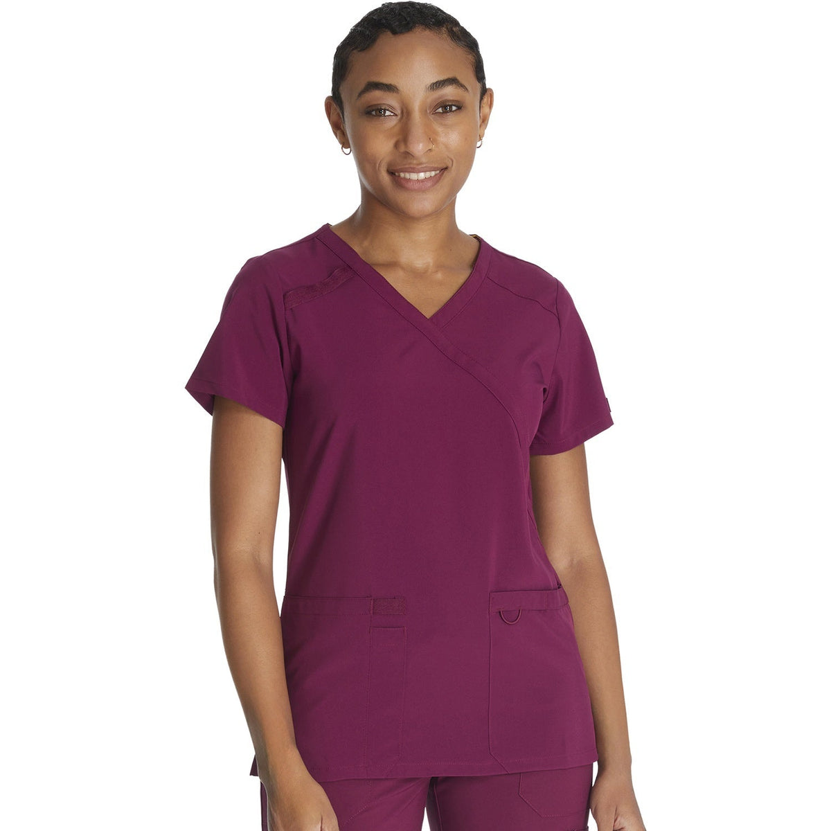 Women's EDS Essentials Mock Wrap Scrub Top