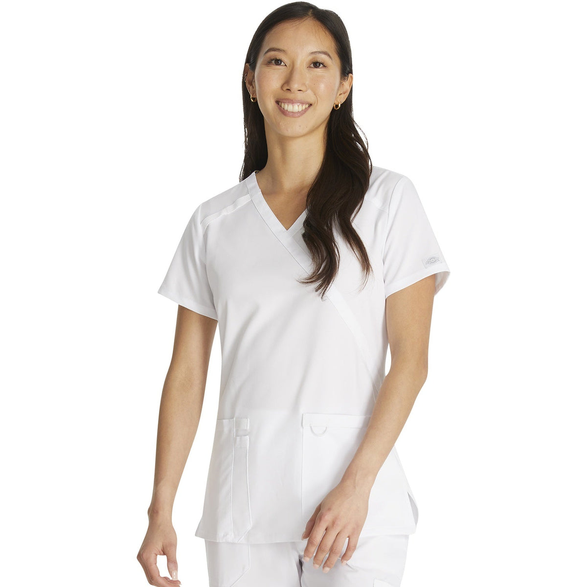Women's EDS Essentials Mock Wrap Scrub Top