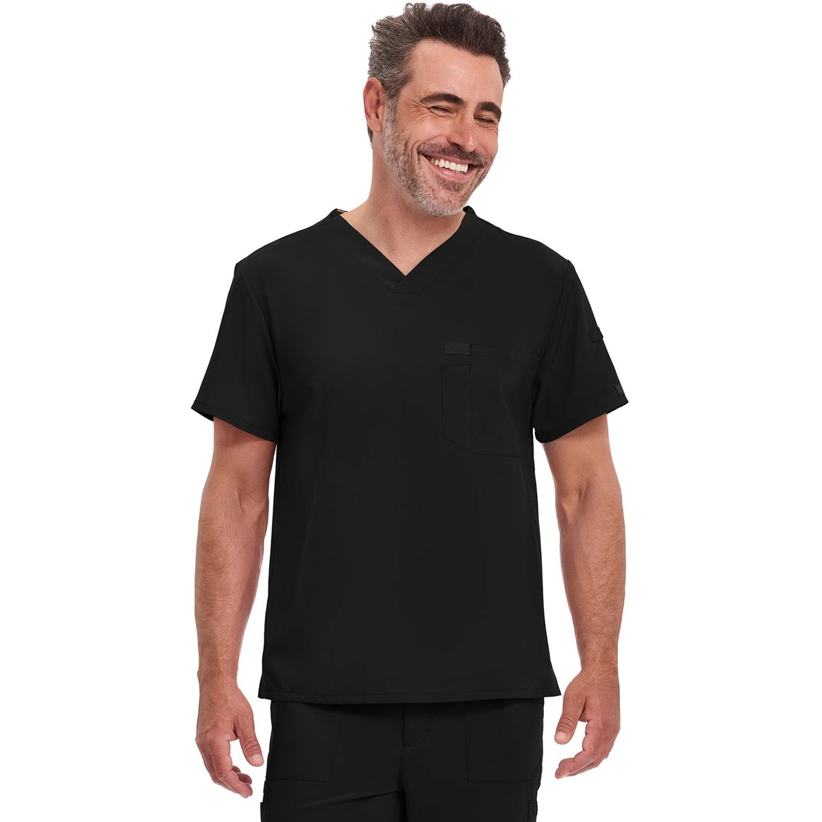 Men's EDS Essentials Tuckable V-Neck Scrub Top