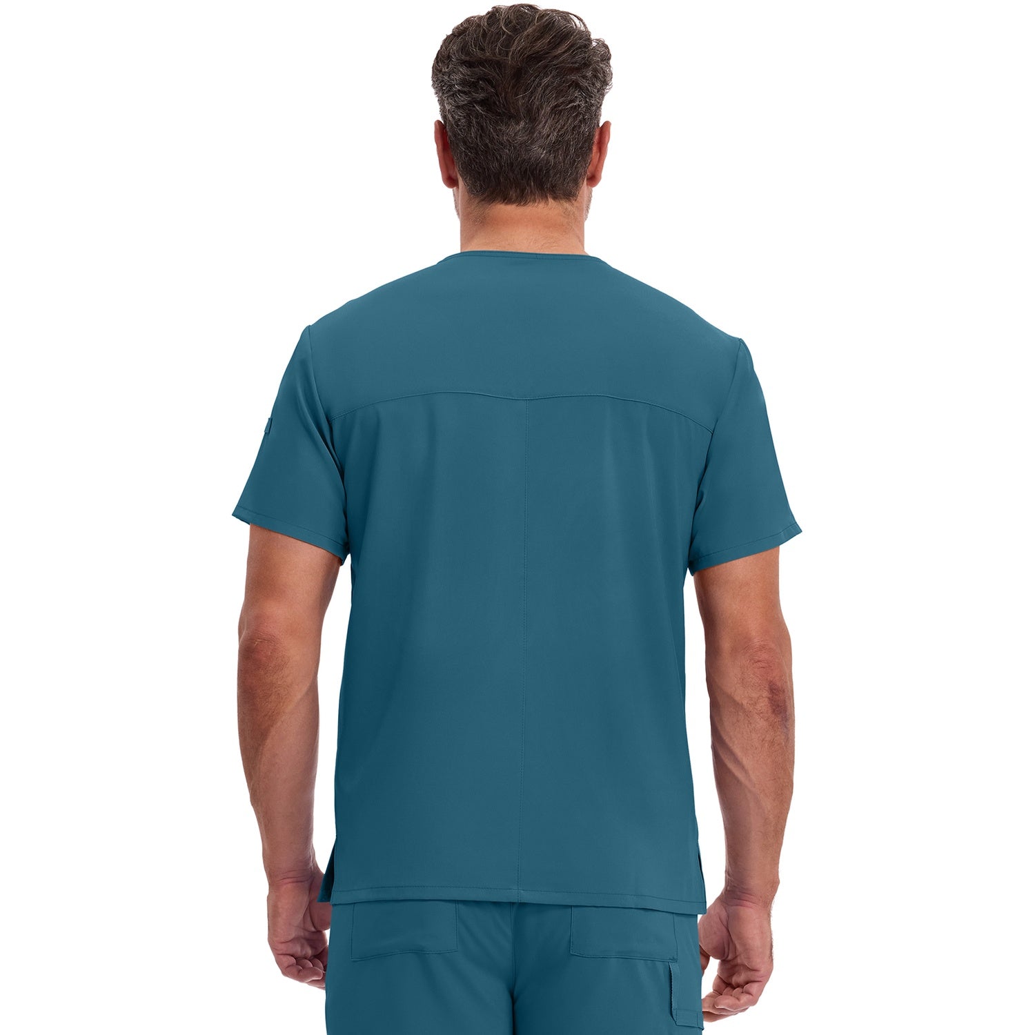 Men's EDS Essentials Tuckable V-Neck Scrub Top