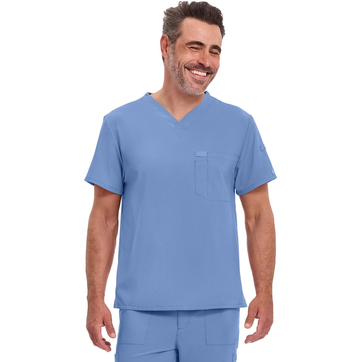 Men's EDS Essentials Tuckable V-Neck Scrub Top
