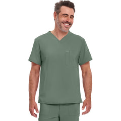Men's EDS Essentials Tuckable V-Neck Scrub Top