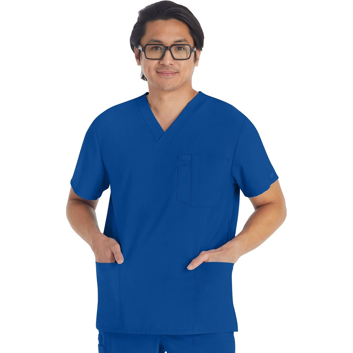 Men's EDS Essentials V-Neck Scrub Top
