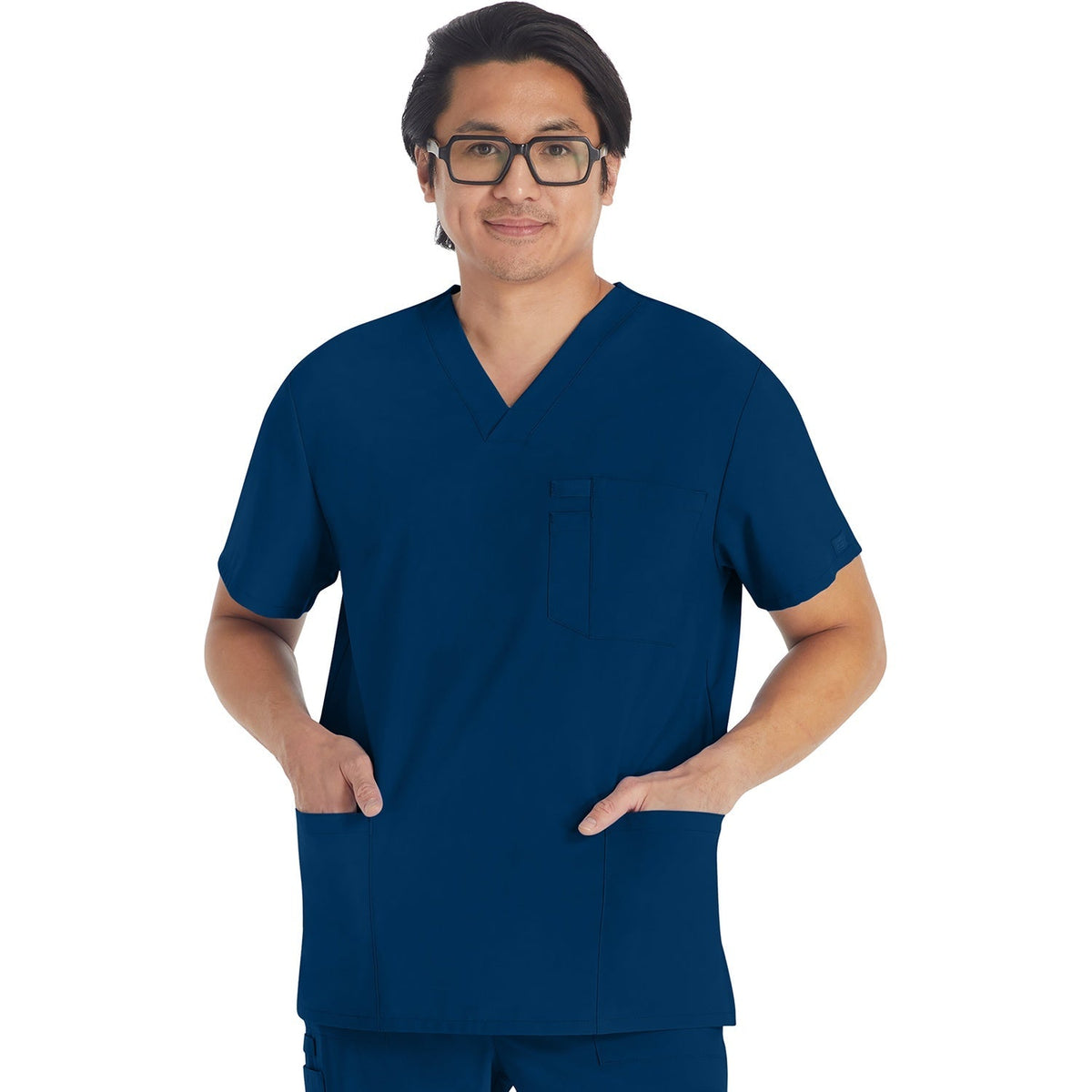 Men's EDS Essentials V-Neck Scrub Top