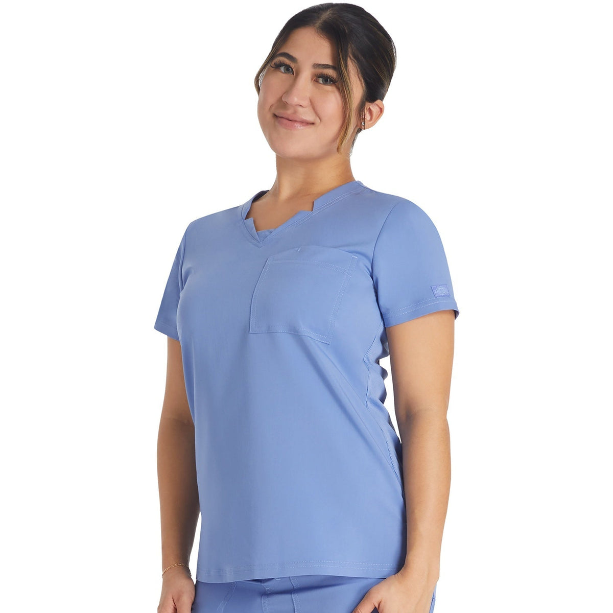 Women's Balance Notched V-Neck Scrub Top