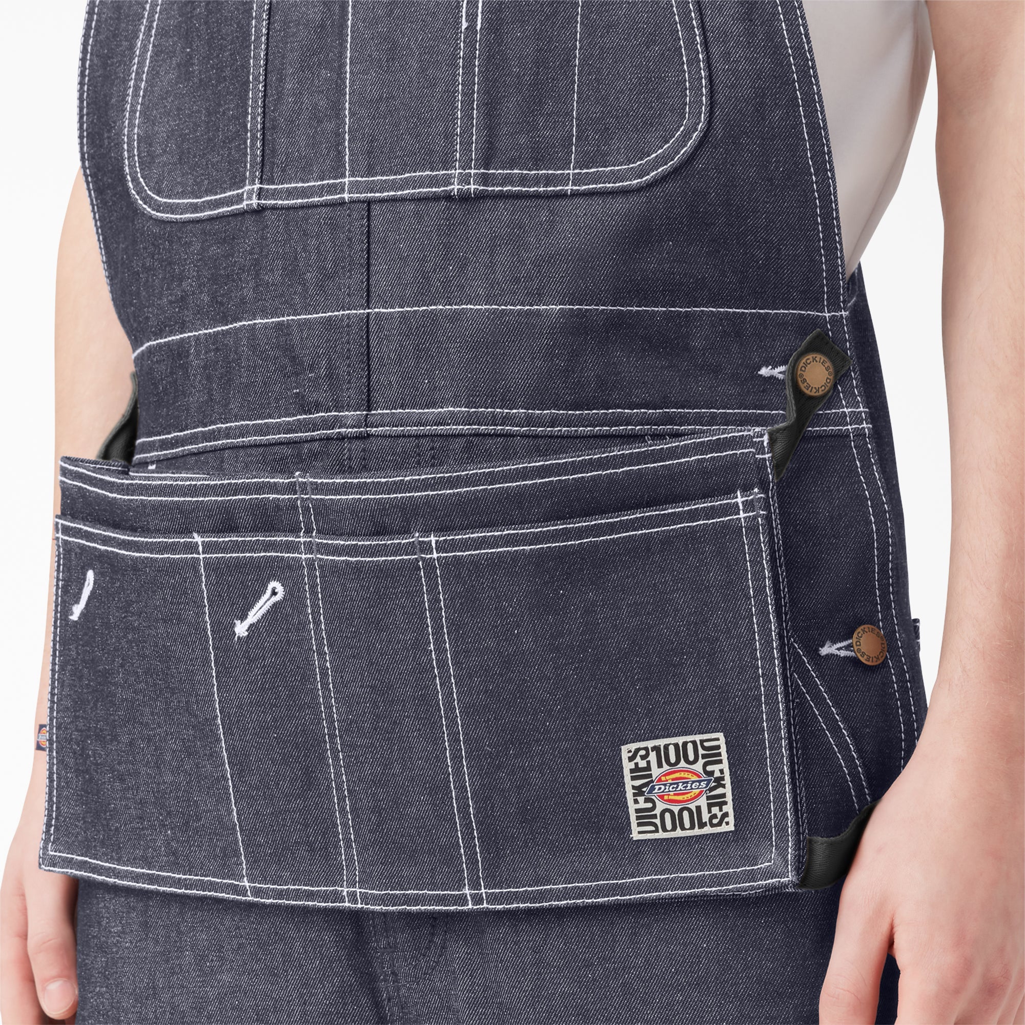 100 Year Denim Double Knee Bib Overalls