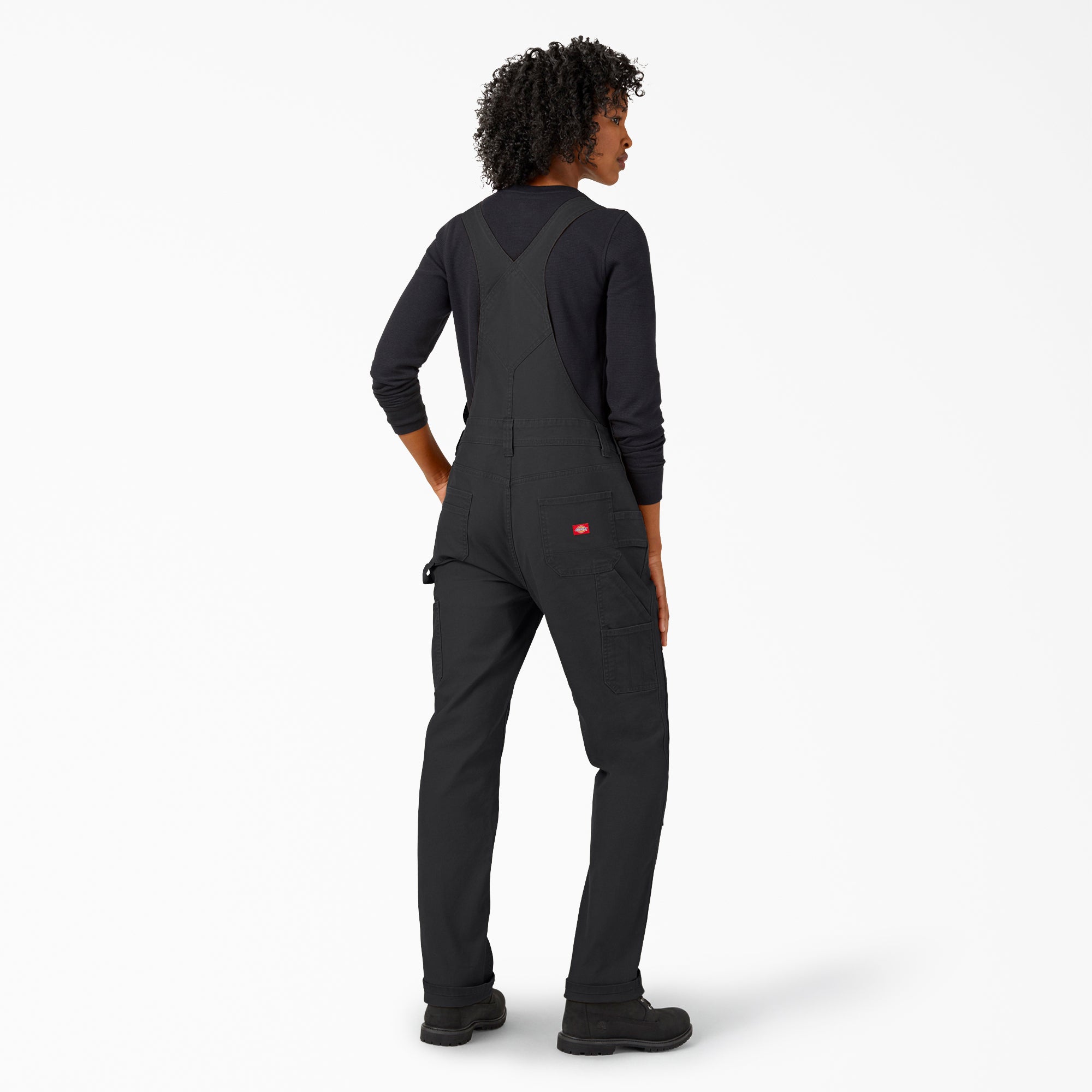 Women's Straight Fit Duck Double Front Bib Overalls