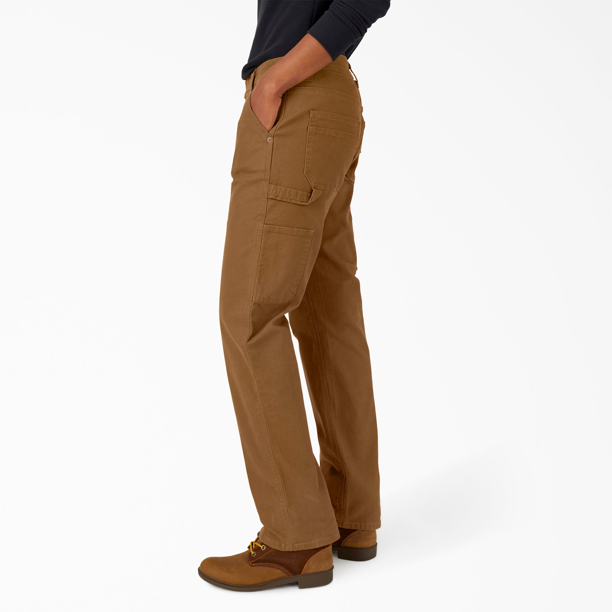 Women's FLEX Relaxed Straight Fit Duck Carpenter Pants