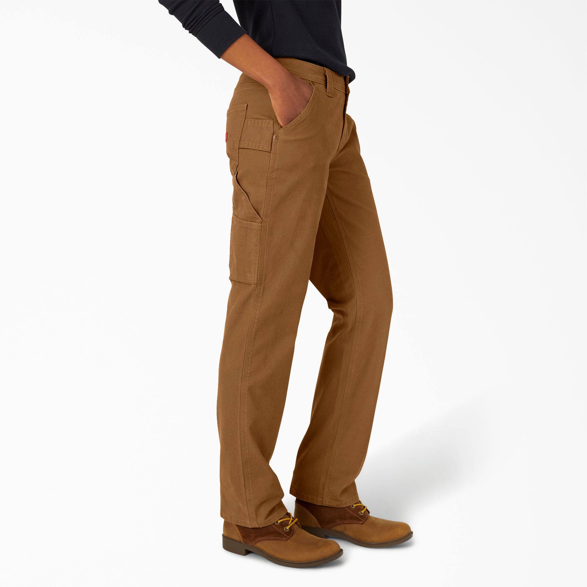 Women's FLEX Relaxed Straight Fit Duck Carpenter Pants