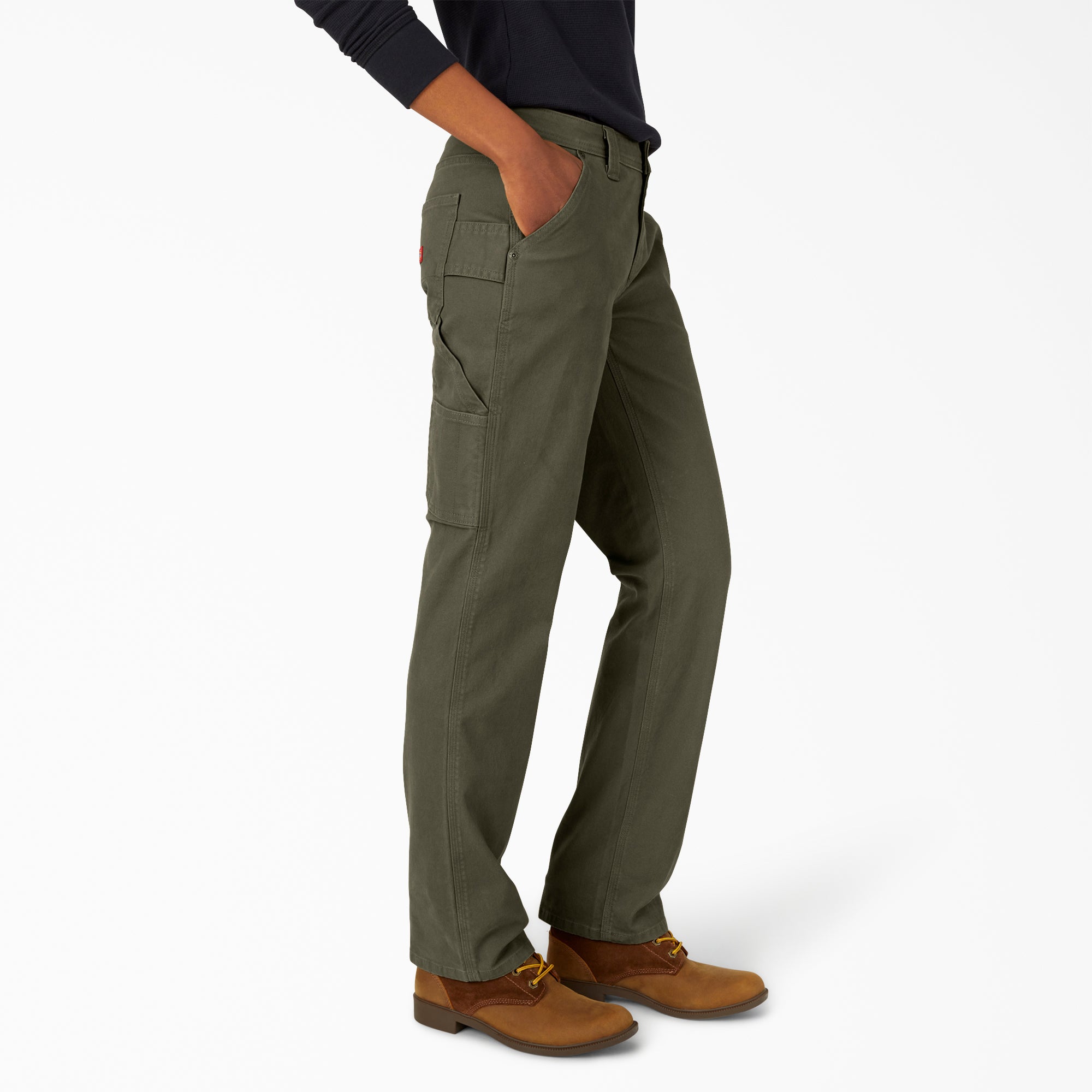 Women's FLEX Relaxed Straight Fit Duck Carpenter Pants