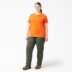Women's Plus FLEX Relaxed Straight Fit Duck Carpenter Pants