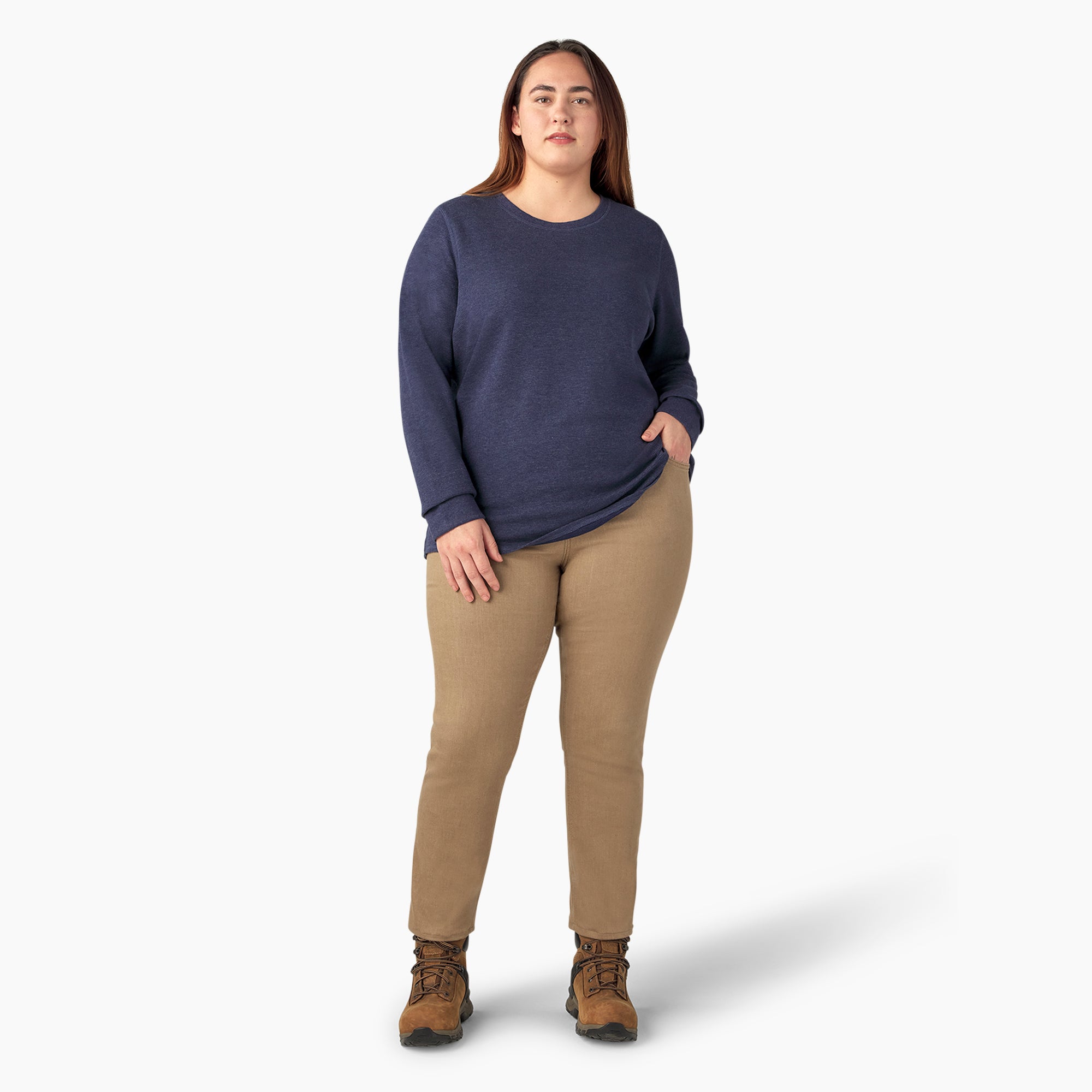 Women's Plus Long Sleeve Thermal Shirt