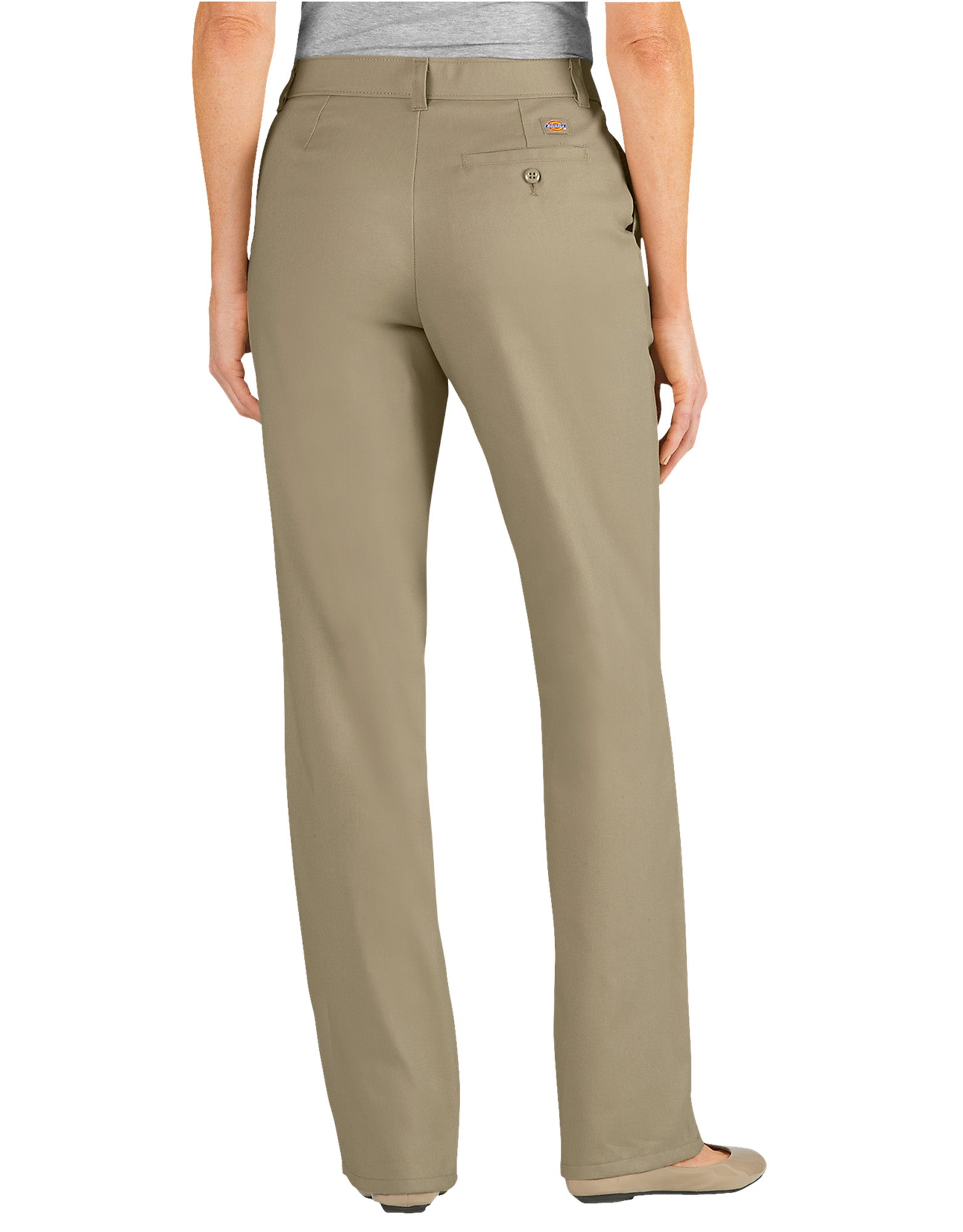 Women's Relaxed Fit Straight Leg Pleated Front Pants