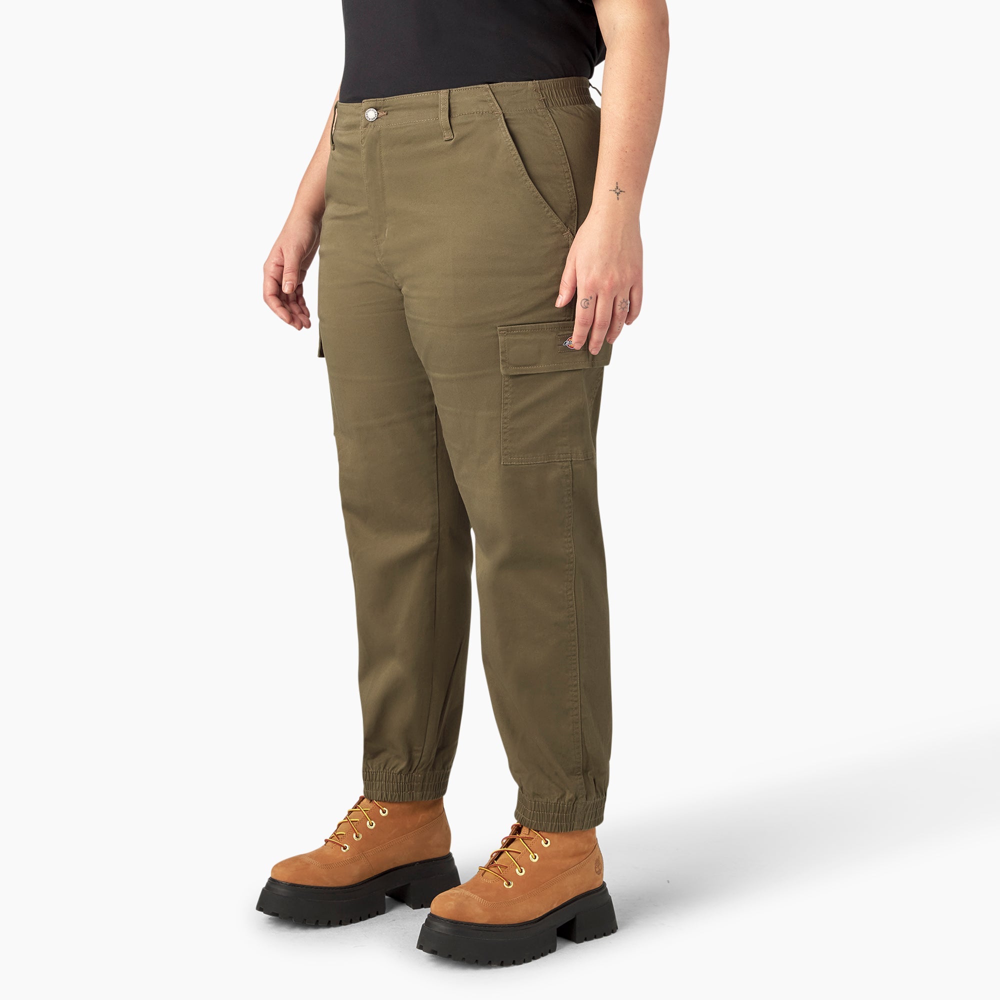 Women's Plus High Rise Fit Cargo Pants