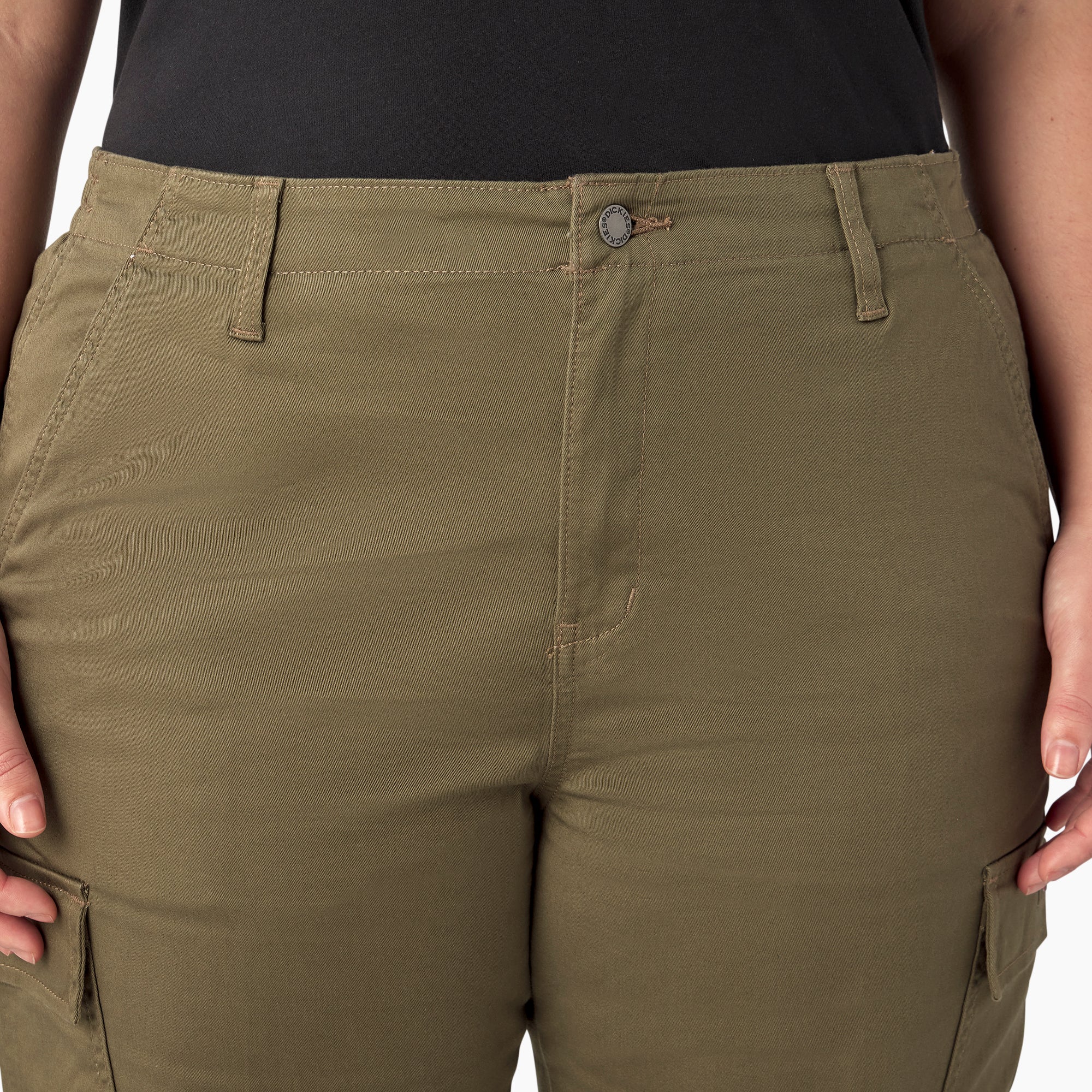 Women's Plus High Rise Fit Cargo Pants
