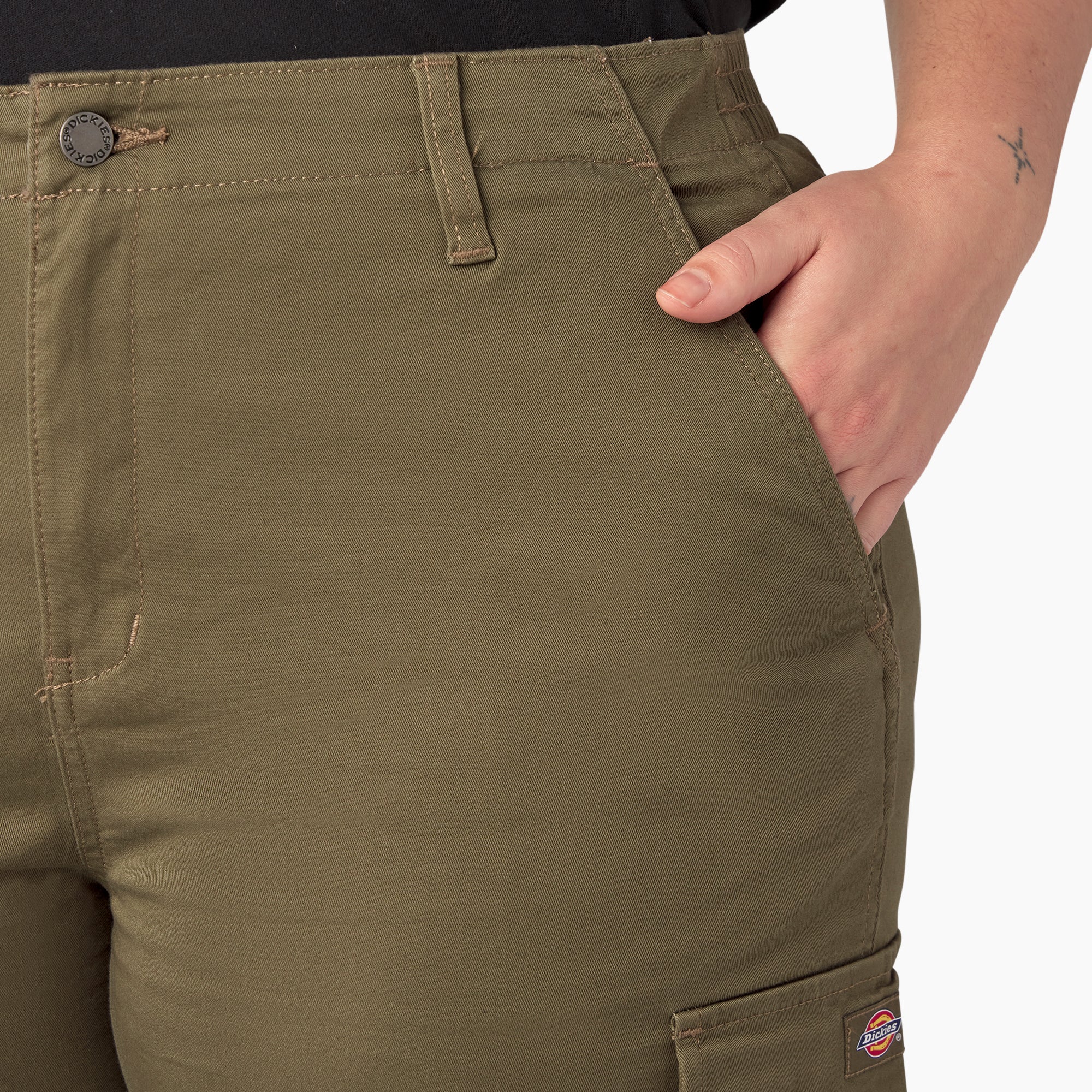 Women's Plus High Rise Fit Cargo Pants