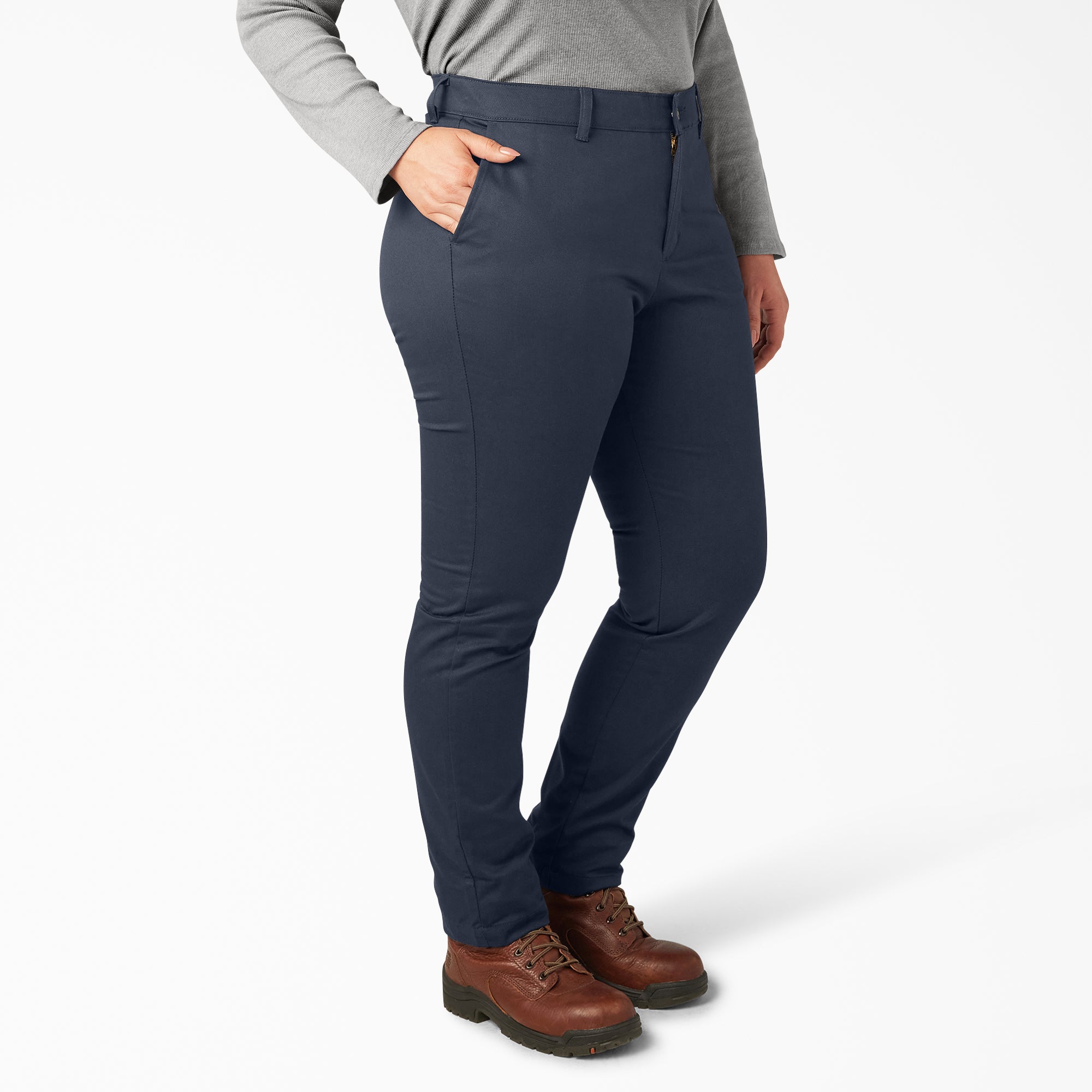 Women's Plus Mid Rise Skinny Leg Pants