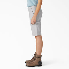 Women's Relaxed Fit Duck Carpenter Shorts, 11"