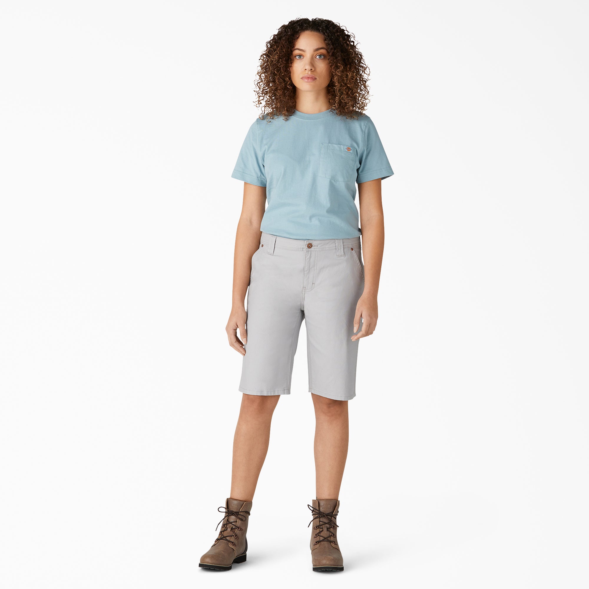 Women's Relaxed Fit Duck Carpenter Shorts, 11"
