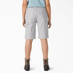 Women's Relaxed Fit Duck Carpenter Shorts, 11"
