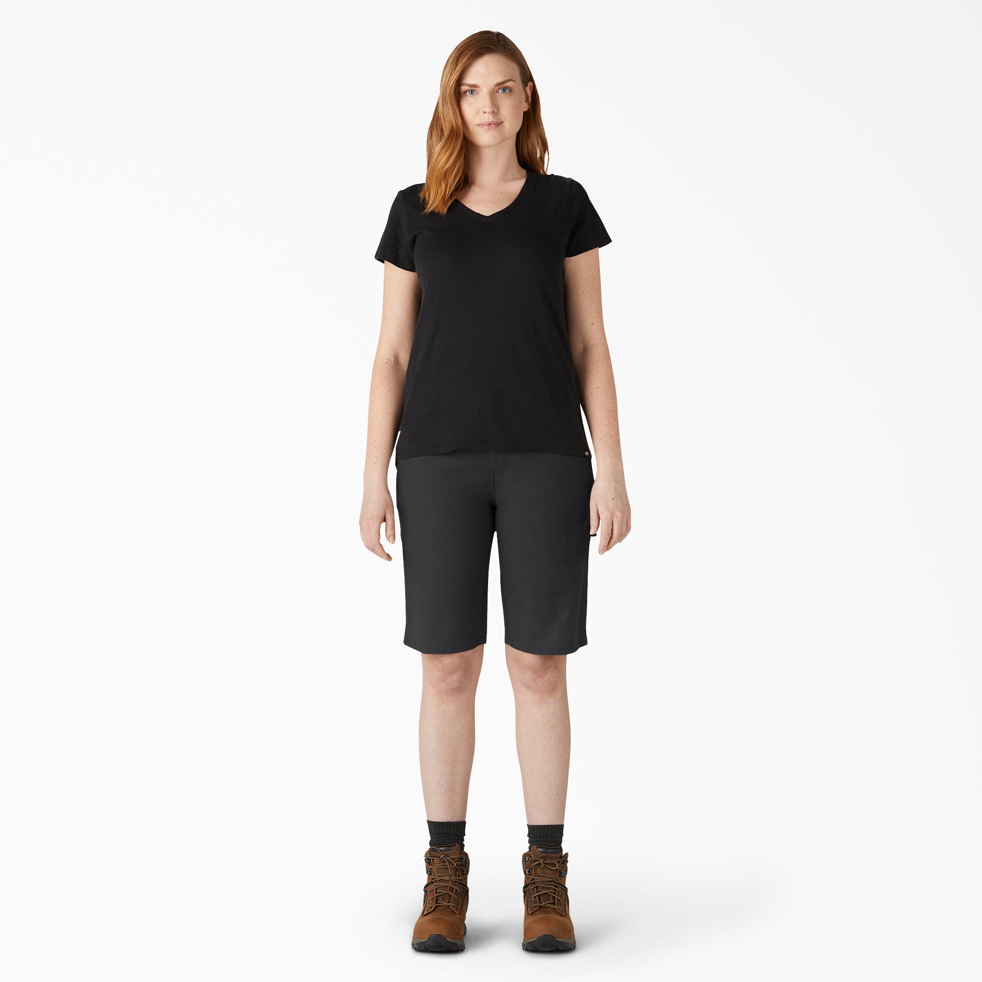 Women's Relaxed Fit Duck Carpenter Shorts, 11"