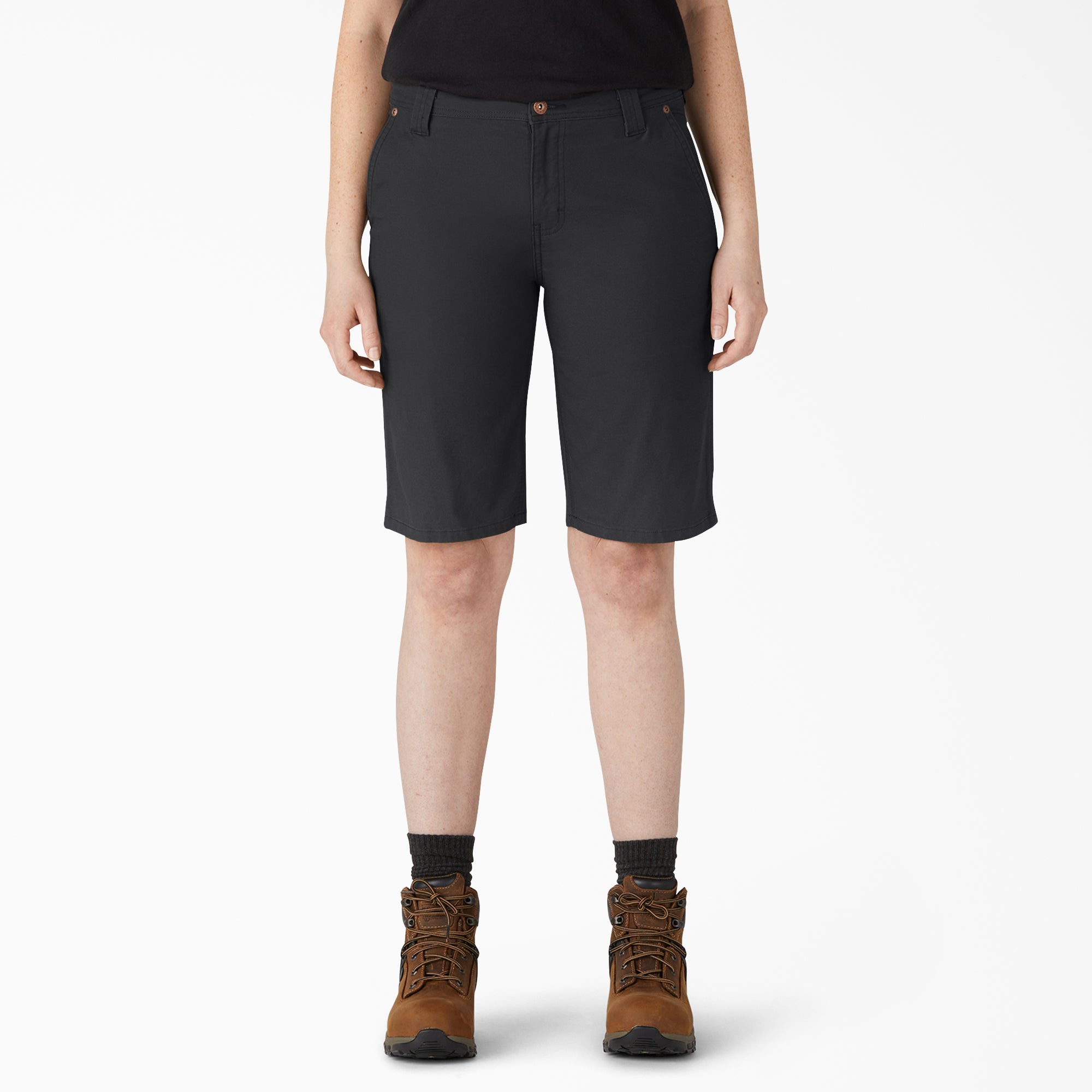 Women's Relaxed Fit Duck Carpenter Shorts, 11"