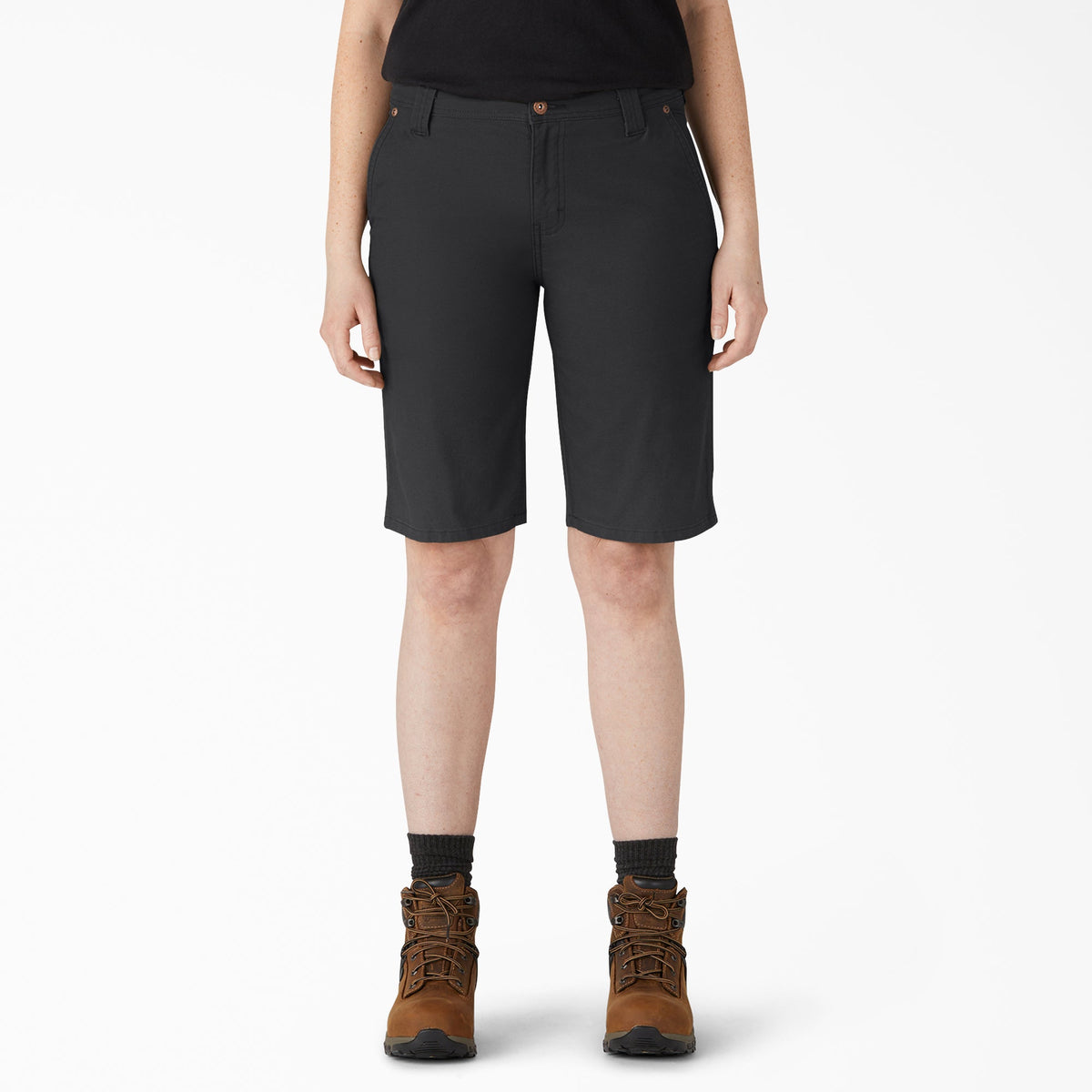 Women's Relaxed Fit Duck Carpenter Shorts, 11"