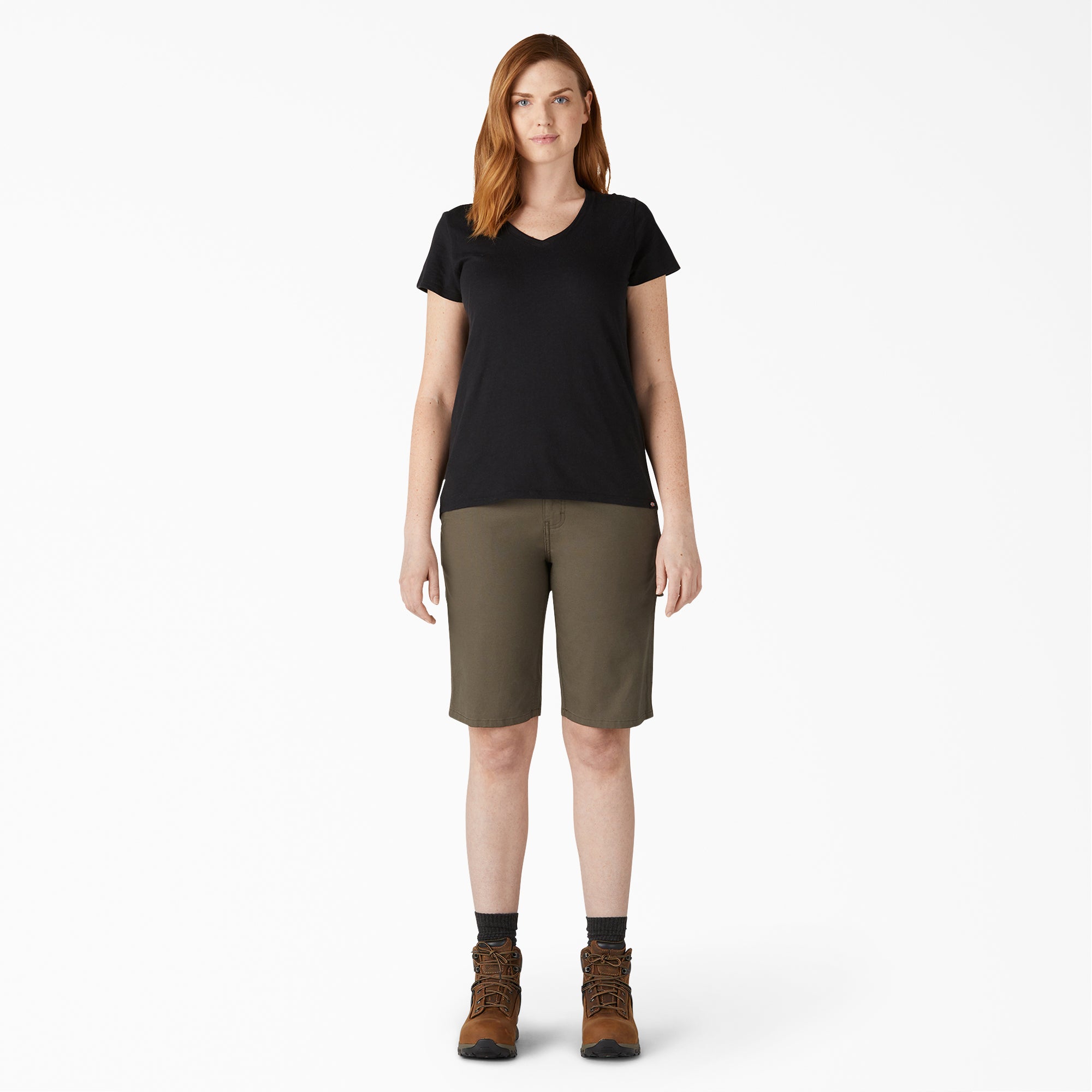 Women's Relaxed Fit Duck Carpenter Shorts, 11"